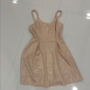 Soprano Shimmering Gold Dress